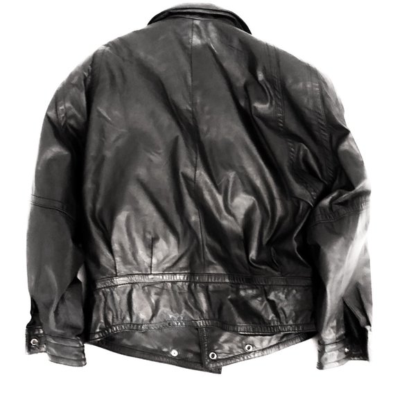 VINTAGE CROP LEATHER JACKET - Picture 4 of 6